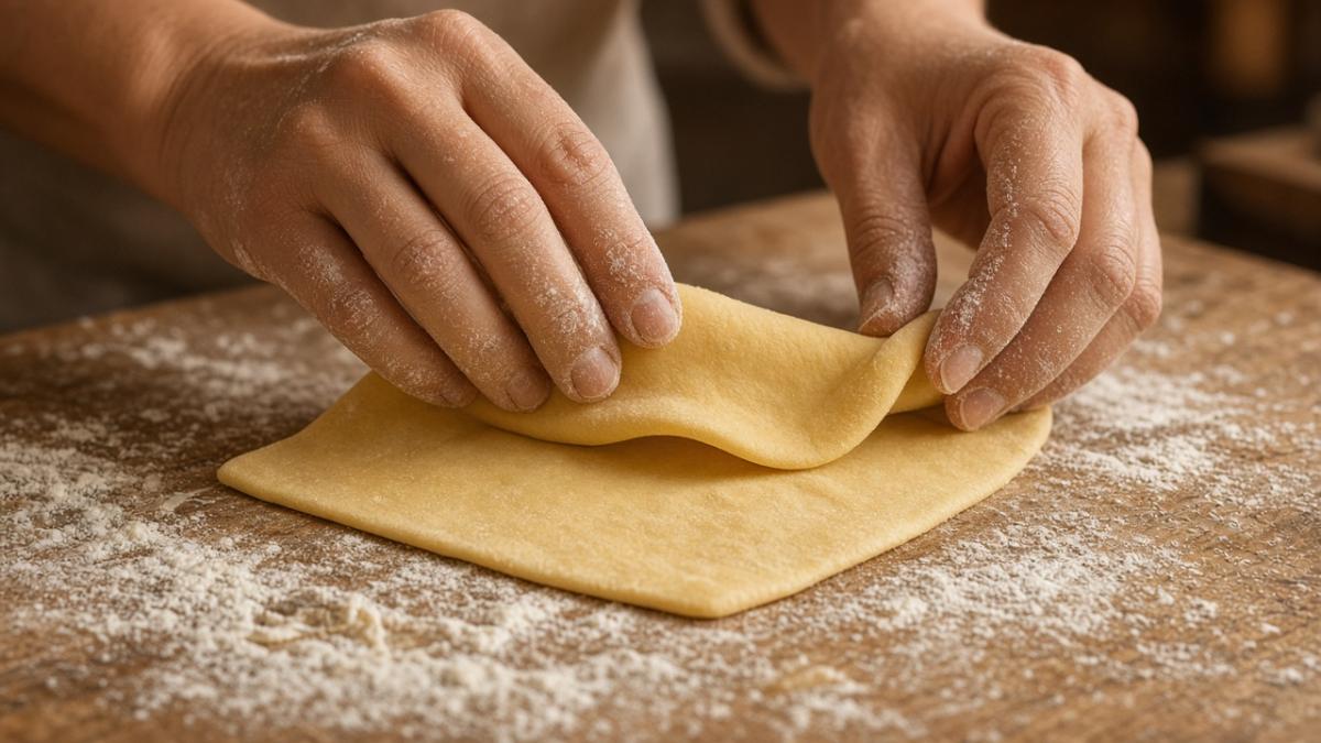 Friss tészta nyújtása otthon, tésztagép nélkül